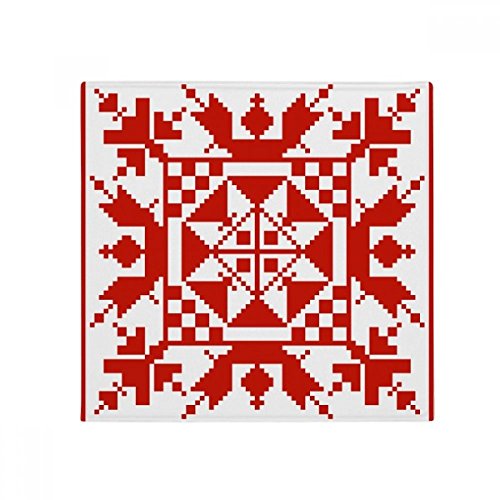 Pet mat antidérapant mosaïque Russie rouge tapis de sol texture confort - 2