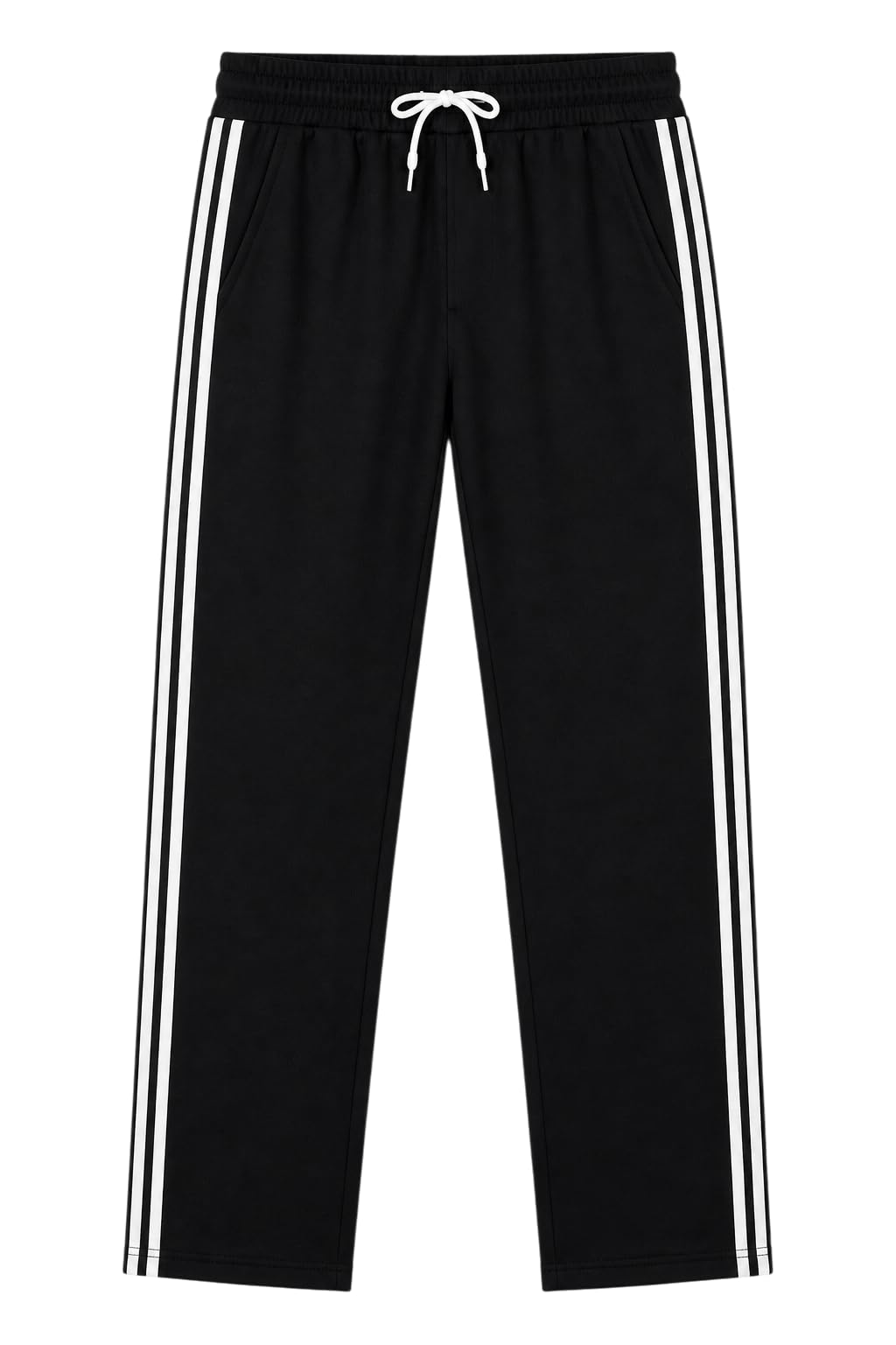 Men's Wide Leg Track Pant | Oversized Baggy Joggers | Casual Sports Lower | Relaxed Fit Sweatpants-picture-17