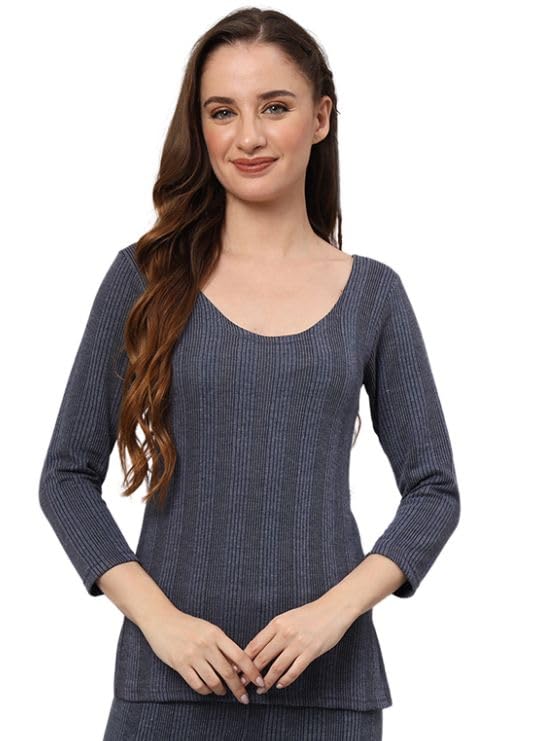 Women's Three Quarter Sleeve Thermal Top with Stay Warm Technology-image-46