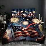 Nuphtun Edredón Individual 135x200 cm | Bandera Colorida, Tejido de Microfibra Ultra Suave con Relleno de Algodón 200 gsm, Incluye 2 Fundas de Almohada, Confort de Nube para Dormitorio O186