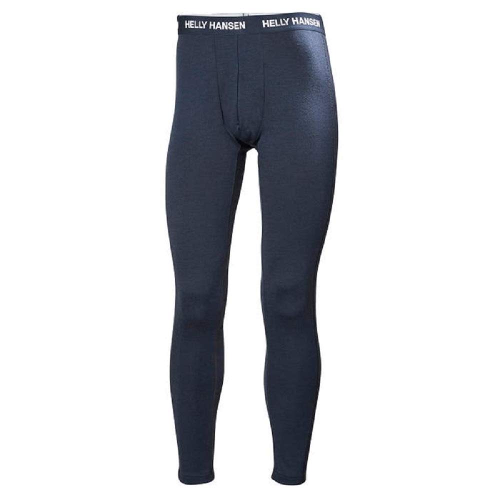 Helly Hansen HH LIFA Merino Baselayer Thermal Conjunto de Camisa y Pantalon, Unisex niños, Azul Marino, 8