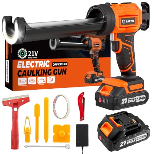 Saker Electric Caulking Gun Cordless Caulk Gun Drip-free - image 1