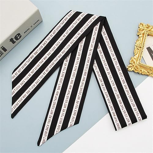 QTMY 4 Pack Purse Scarf for Bags Silk Head Scarf for Hair Handbag Women Scarfs Band Hair Neck Scarves Fashion Gifts,893