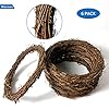 Worown 6 Pcs 10 Inch Natural Grapevine Wreaths, Vine Branch Wreath, Rattan Wreath for DIY Christmas Craft, Front Door Wall Hanging, Wedding and Party Decors #2