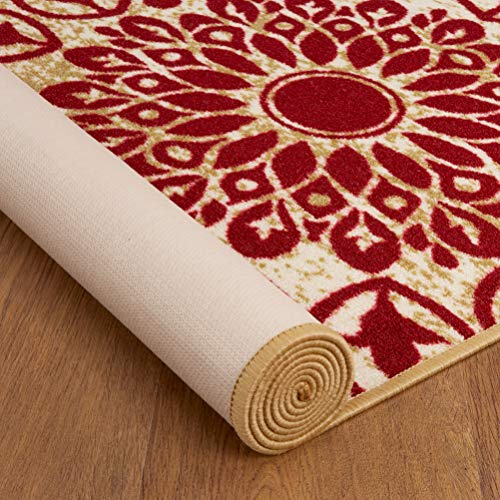 Antep-Rugs-Alfombras-Modern-Floral-5x7-Non-Skid-Non-Slip-Low-Profile-Pile-Rubber-Backing-Indoor-Area-Rugs-Beige-5-x-7 51qdPJG3qKL