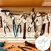 PRETYZOOM 20 Pcs Metal Double-Ring Pegboard Hooks Multi-Tool Holder Screwdriver Rack Wall Organizer Accessories for Garage Workshop Industrial Use