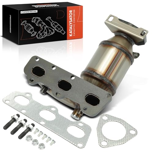 Frankberg Catalizador Gasolina Delantera Compatible con Polo Cordoba Ibiza III IV Fabia I II R.o.o.m.s.t.e.r Replace# 03E253020QX