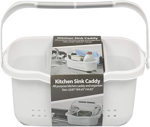 Miniatura 4 de 1 organizador de esponja para fregadero de cocina, organizador de almacenamiento, escurridor de jabón, colador