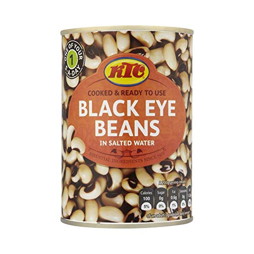 KTC Black Eye Beans (in salted water) - 400g - (pack of 2)