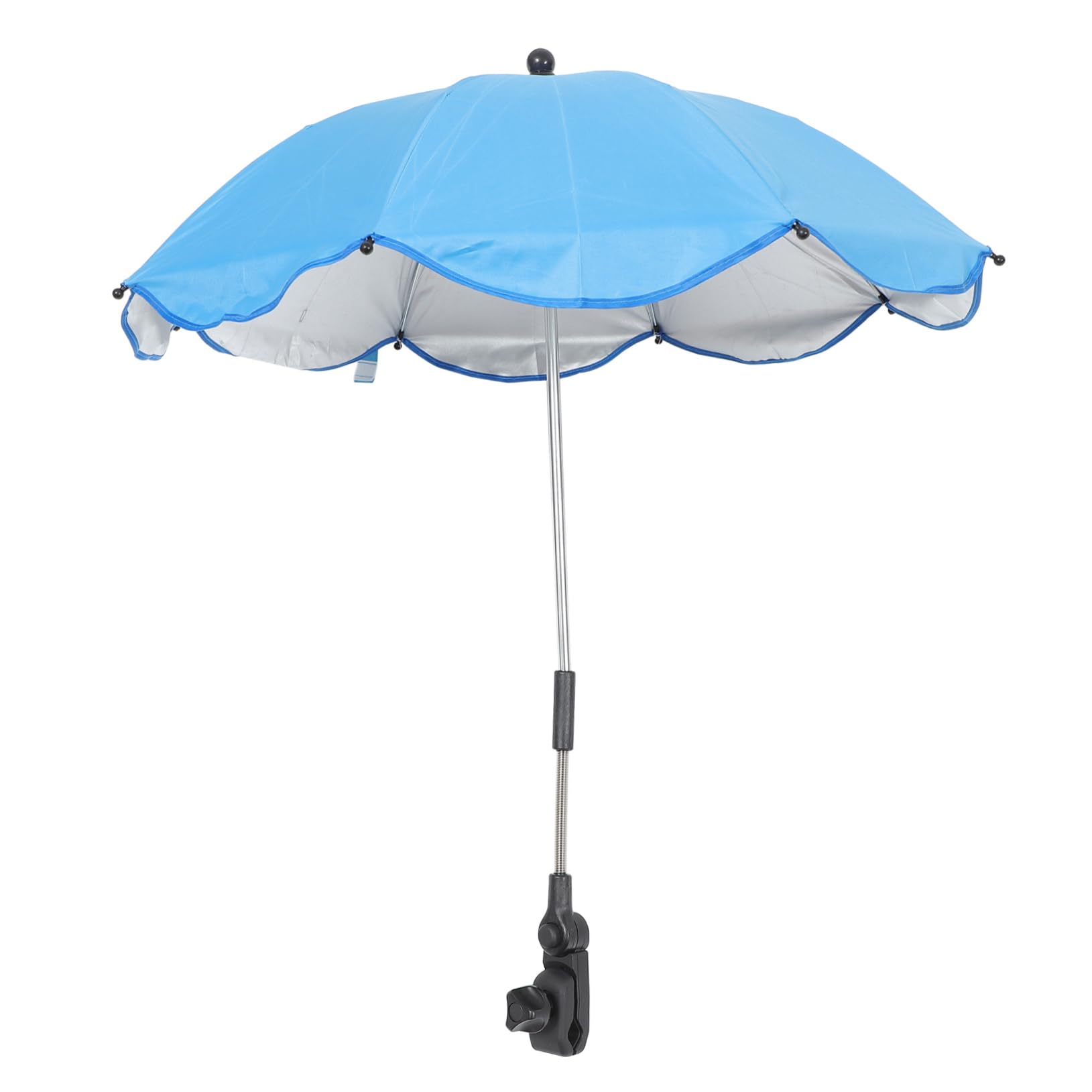 Generic Umbrella for Stroller Stroller Clip Umbrella Sunshade for Beach Accessories Durable UV Protection for Carriage Easy to Install