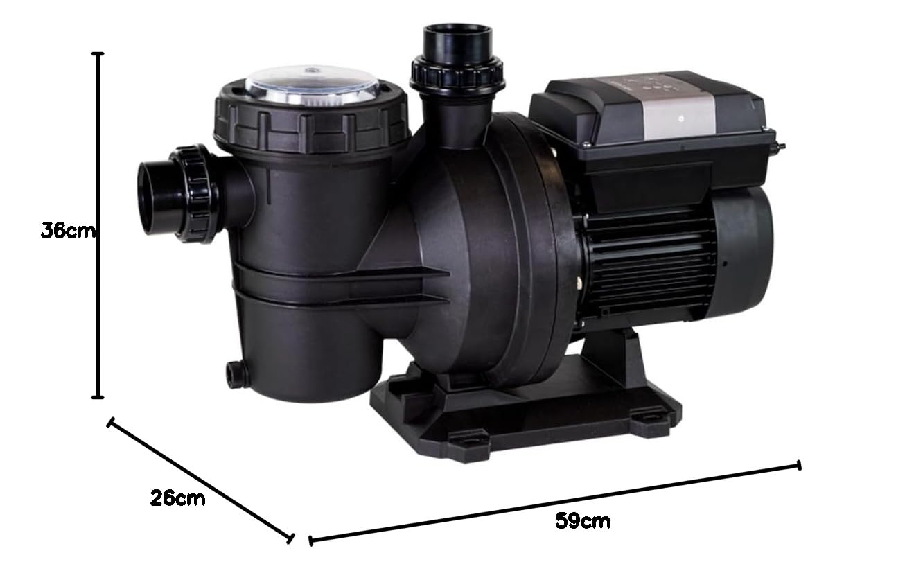 Bomba de piscina de velocidad variable noxplus 1 cv mono