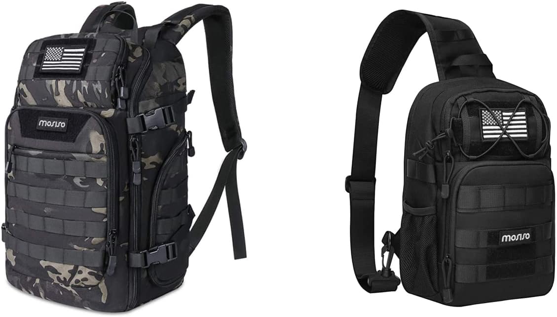 MOSISO 30L Tactical Backpack, Military Daypack 3 Day