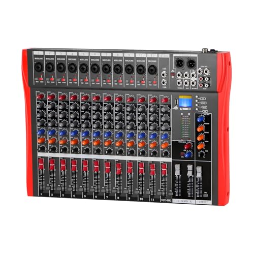 Supporto di riproduzione multiformato: con la funzione di riproduzione Bluetooth, è possibile collegare telefoni cellulari, tablet, ecc. Con display digitale MP3 (ingresso U-DISK MP3), MP3 con REC.