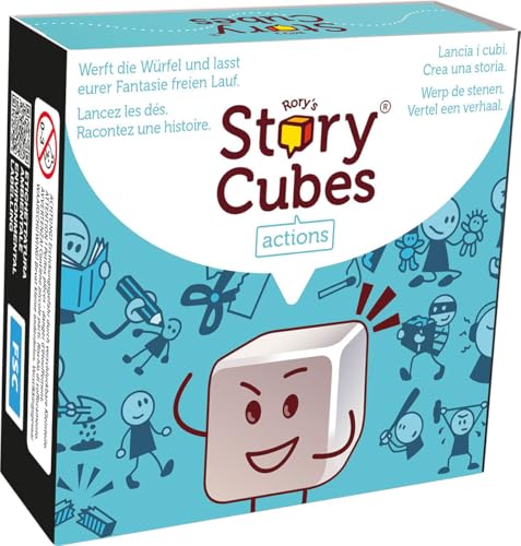 Zygomatic Rorys Story Cubes Actions DE-Version Kooperatives Familenspiel für 1 oder mehr Spieler ab 6 Jahren Würfelspiel mit 20 Minuten Spielzeit pro Partie Mehrsprachig