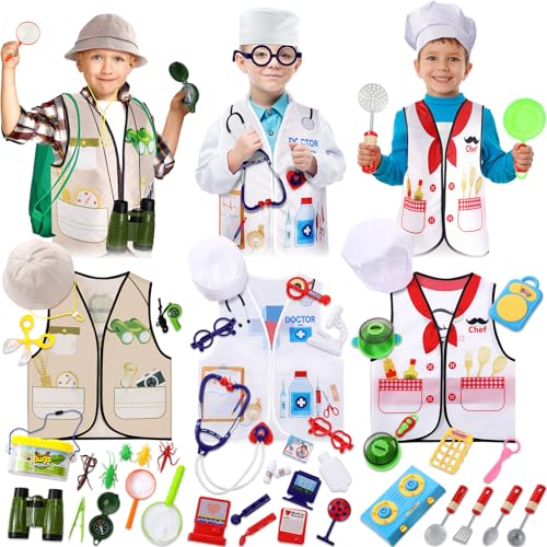 Sratte 3 Sets Disfraces Infantiles para Niños y Niñas miniatura 1