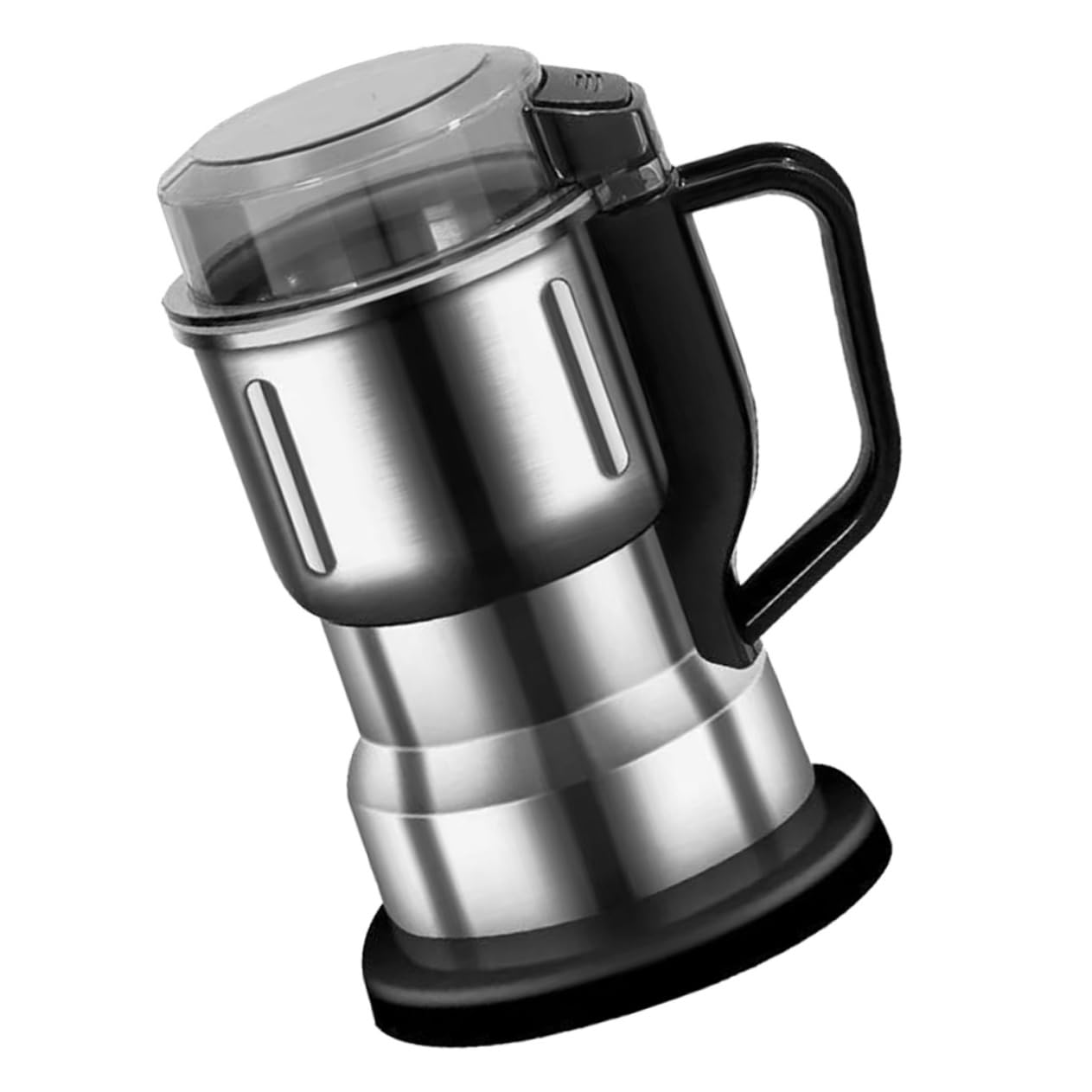 LABRIMP Molinillo de Café Eléctrico Portátil para Hogar, Plata | Acero Inoxidable, Molienda Fina, Uso en Casa o Actividades al Aire Libre