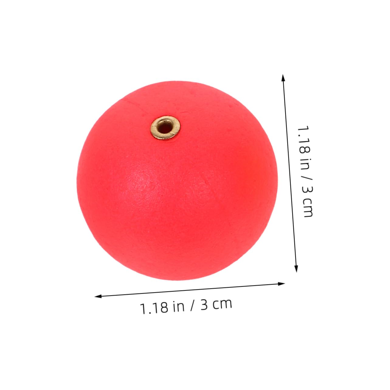 BESPORTBLE 15Pcs High Visibility Fishing Float Balls Durable Fishing Buoys for Float Fishing and Drift Fishing Bright Colors for Easy Tracking Versatile Fishing Accessories