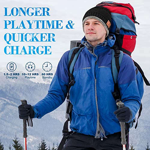 Highever Bluetooth Beanie Hat Stocking Stuffers - Gifts Idea For Men Women Bluetooth 5.0 Music Hat With Headphones For Him Her Teenagers Teen Boys Girls Gifts For Christmas Birthday #TOP4