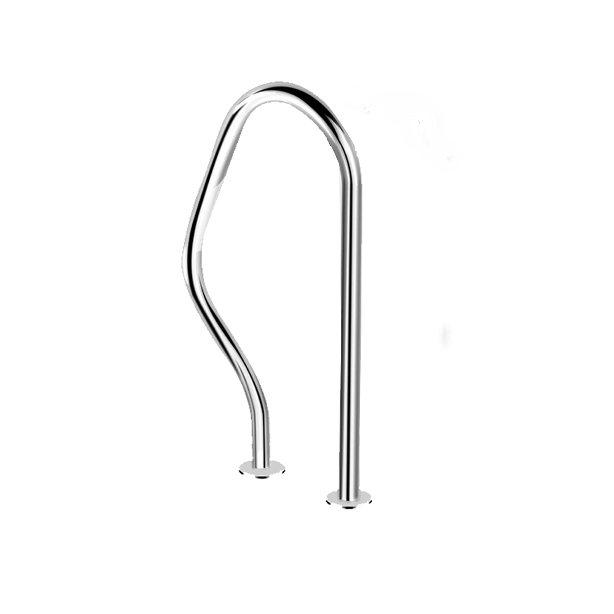 Mains courantes de piscine en acier inoxydable argent 80x80cm