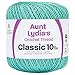 Coats Crochet Aunt Lydia's Crochet, Cotton Classic Size 10, Aqua