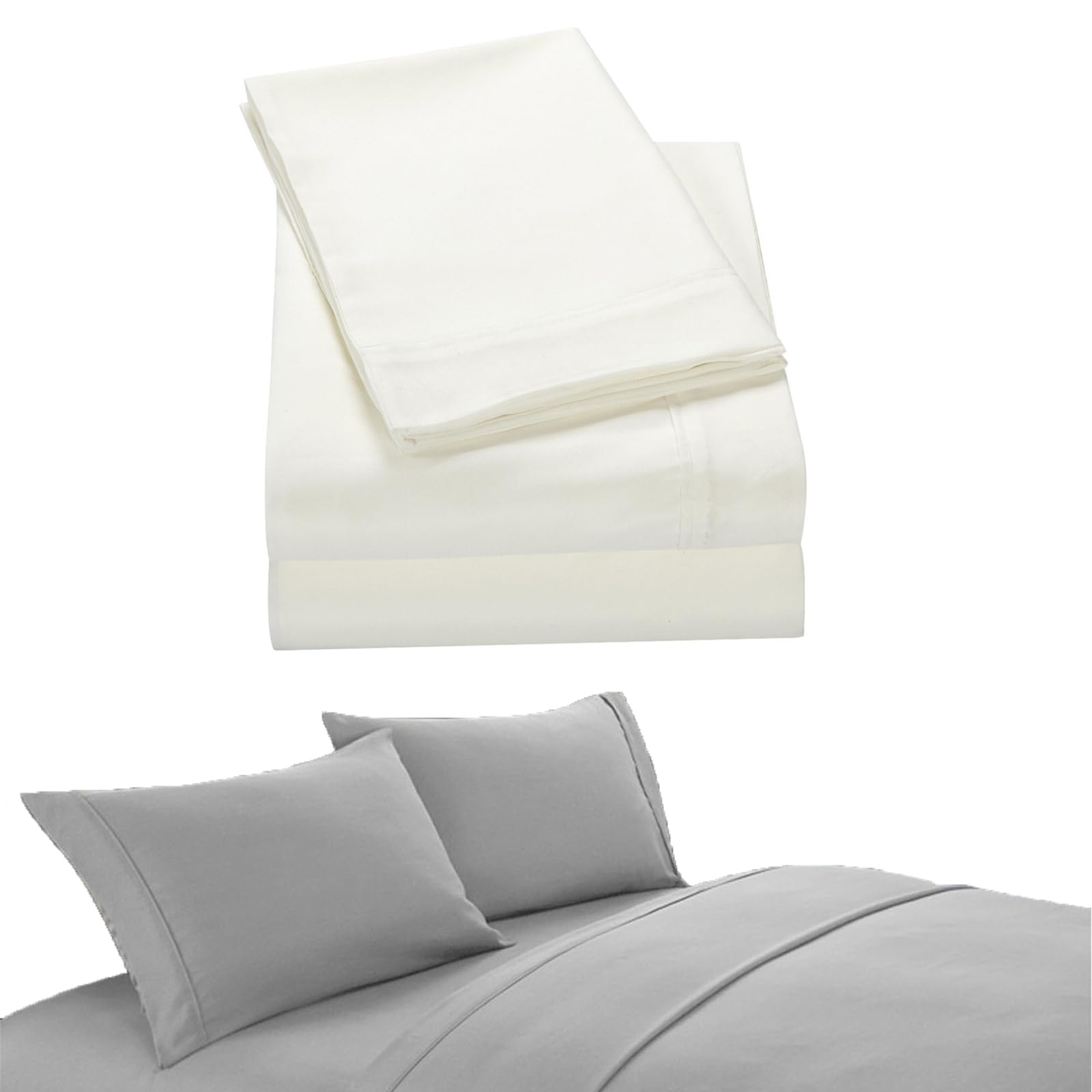 Casilva Sheets, Casilva Bed Sheets, Casilva Self Cleaning Sheets, Casilva Eucalyptus Sheets, Casilva Core Sheet Set, Casilva Bedding Experience a Better Way to Sleep (White, Full)