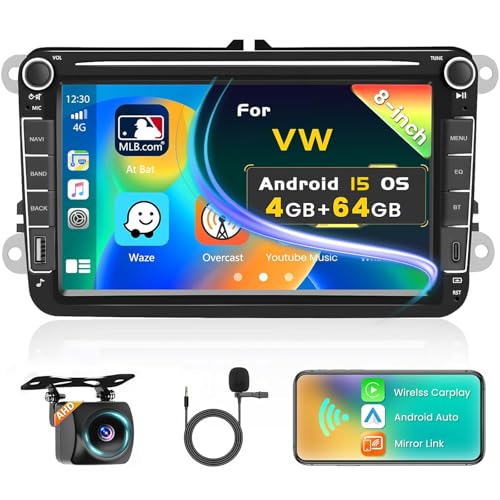WiFi & Navigazione & EQ: Radio Android con navigazione per touran si connette tramite WiFi, le mappe online funzionano perfettamente. Modulo GPS integrato che consente di utilizzare software di navigazione come Waze e mappe offline gratuite. Una varietà di 32 impostazioni EQ preimpostate per soddisfare le tue esigenze di effetto sonoro