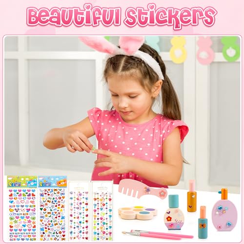 Juego de tocador de madera para niños con 18% de descuento