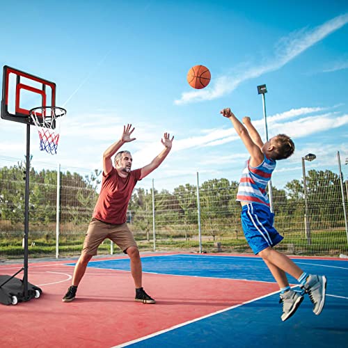 Funjump Basketball Hoop Outdoor Kids Basketball Goal,Height Adjustable&Protable Basketballl Count For Outdoor Sport #TOP3