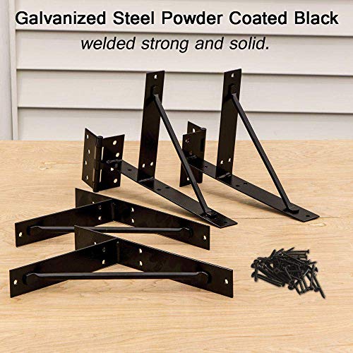 Mofeez Gate Corner Brace Bracket No Sag Kit For Shed Doors, Driveway Gates, Corral Gates ,Wood Windows #TOP1