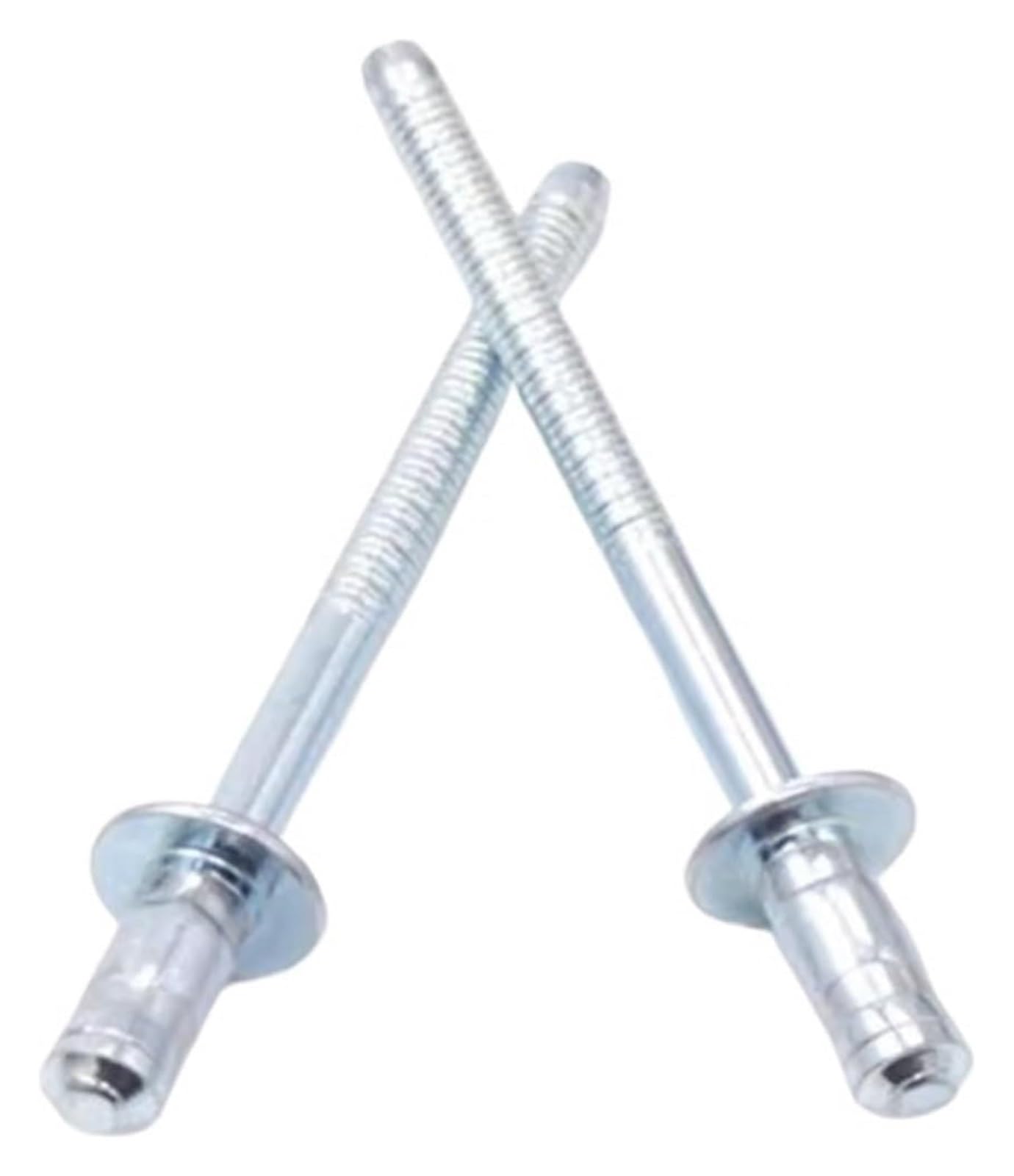 Nity aluminiowe, Nity zrywalne Łeb kopułkowy ze stali węglowej Wiele rozmiarów 30/50 szt(30pcs,6.4x20 mm)