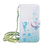 sslink SH-04H/SHV34/506SH/STAR WARS mobile AQUOS ZETA/AQUOS SERIE/AQUOS Xx3 対応 手帳型 スマホ ケース ティンカーベル 妖精 ピクシー チェーン 付き (グリーン) ダイアリータイプ 横開き カード収納 フリップ カバー スマートフォン