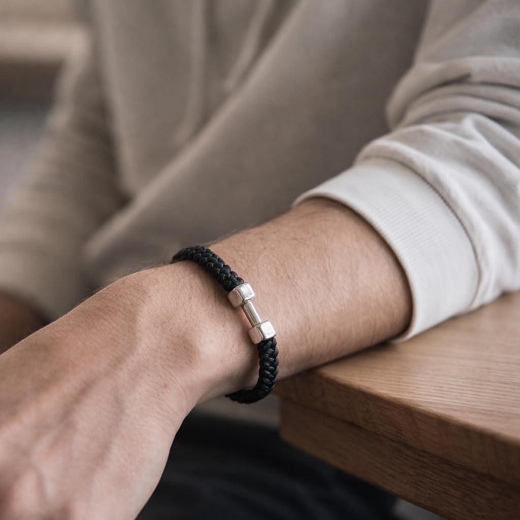 Fitness Bracelet - Motivational Dumbbell Charm Adjustable Bracelet for Men & Women, Weightlifting, Sports Fitness, Personal Trainer Gift - Image 4