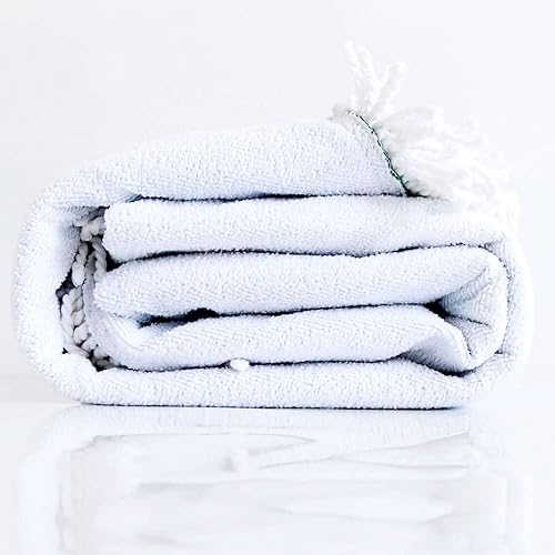 Miniatura 6 de Queenshin Toallas de playa redondas extra grandes y coloridas a prueba de arena, secado rápido, manta de viaje circular de microfibra gruesa para