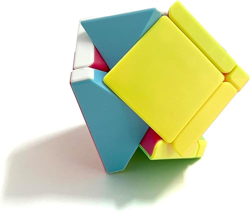 Miniatura 5 de 3 × 3 X Cubo mágico 3 × 3 × 3 Skewb Cubo Puzzle Juguete creativo Puzzle Cubo Rompecabezas sin etiqueta
