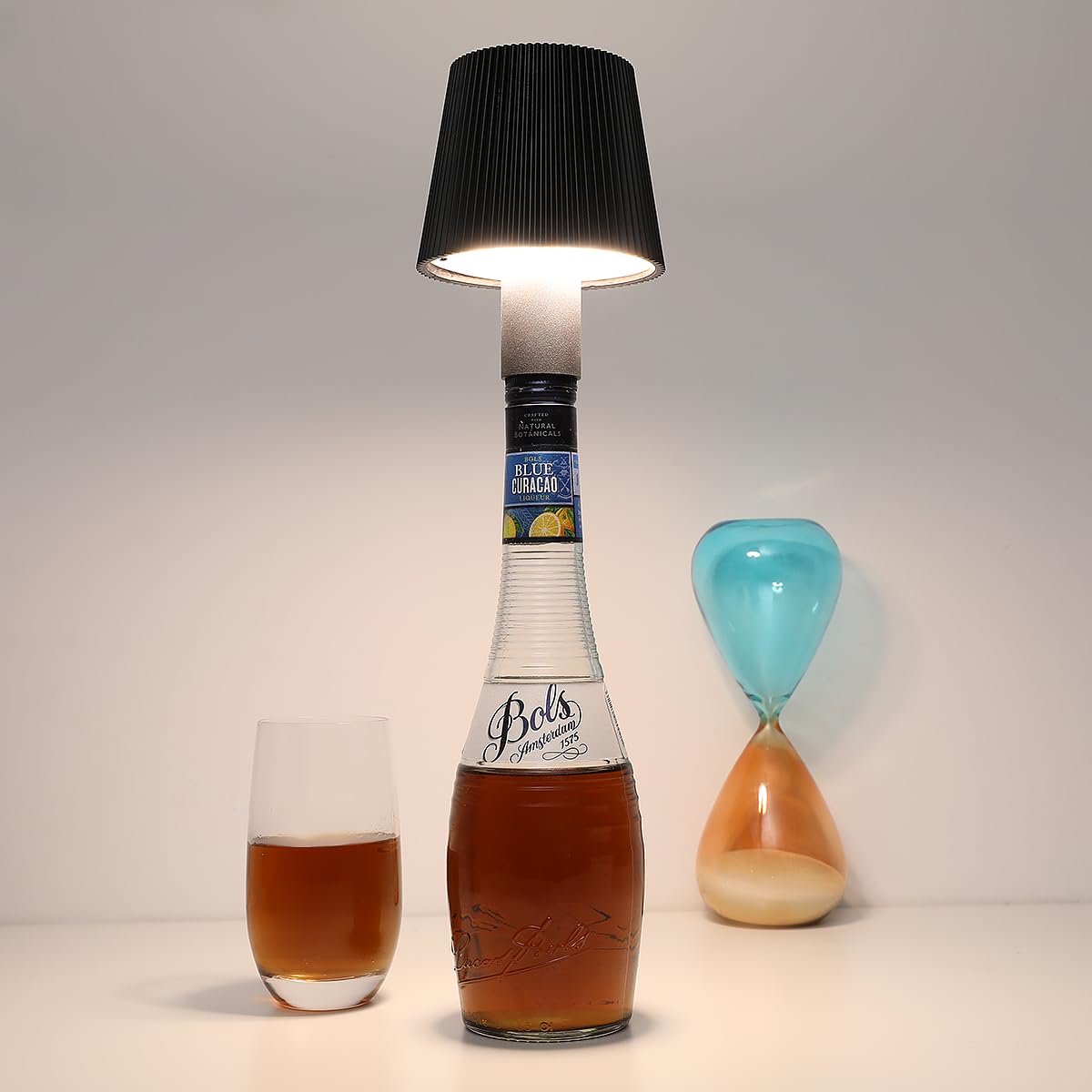130 cm Stehlampe outdoor LED Tischleuchte für Außen & Innen - kabellose Stehleuchte mit Touchdimmer - dimmbare LED (inkl.) Stehlampe IP54 für Terrasse, Garten, Balkon & Wohnzimmer - schwarz