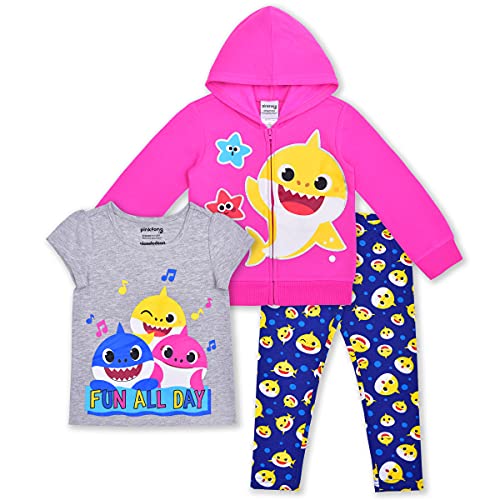 Ensemble 3 pièces Baby Shark contre le froid et les matins pressés
