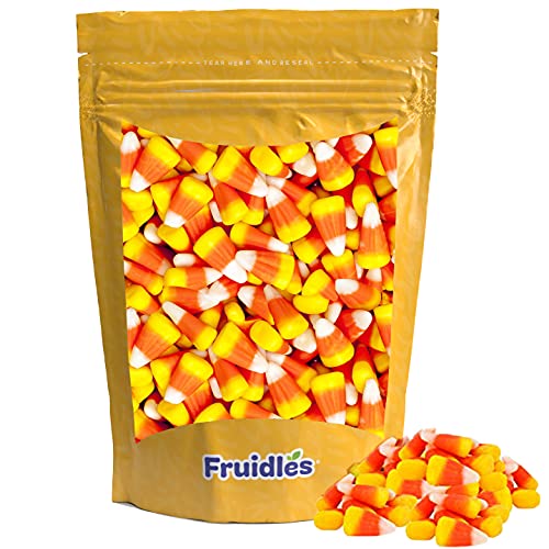 Fruidles Candy Corn, Classic Halloween Candy Treats- Dragon teeth Candy - Candy Bulk - Kosher, Gluten Free - Fun & Festive Holiday Snacking (8 Oz Bag)