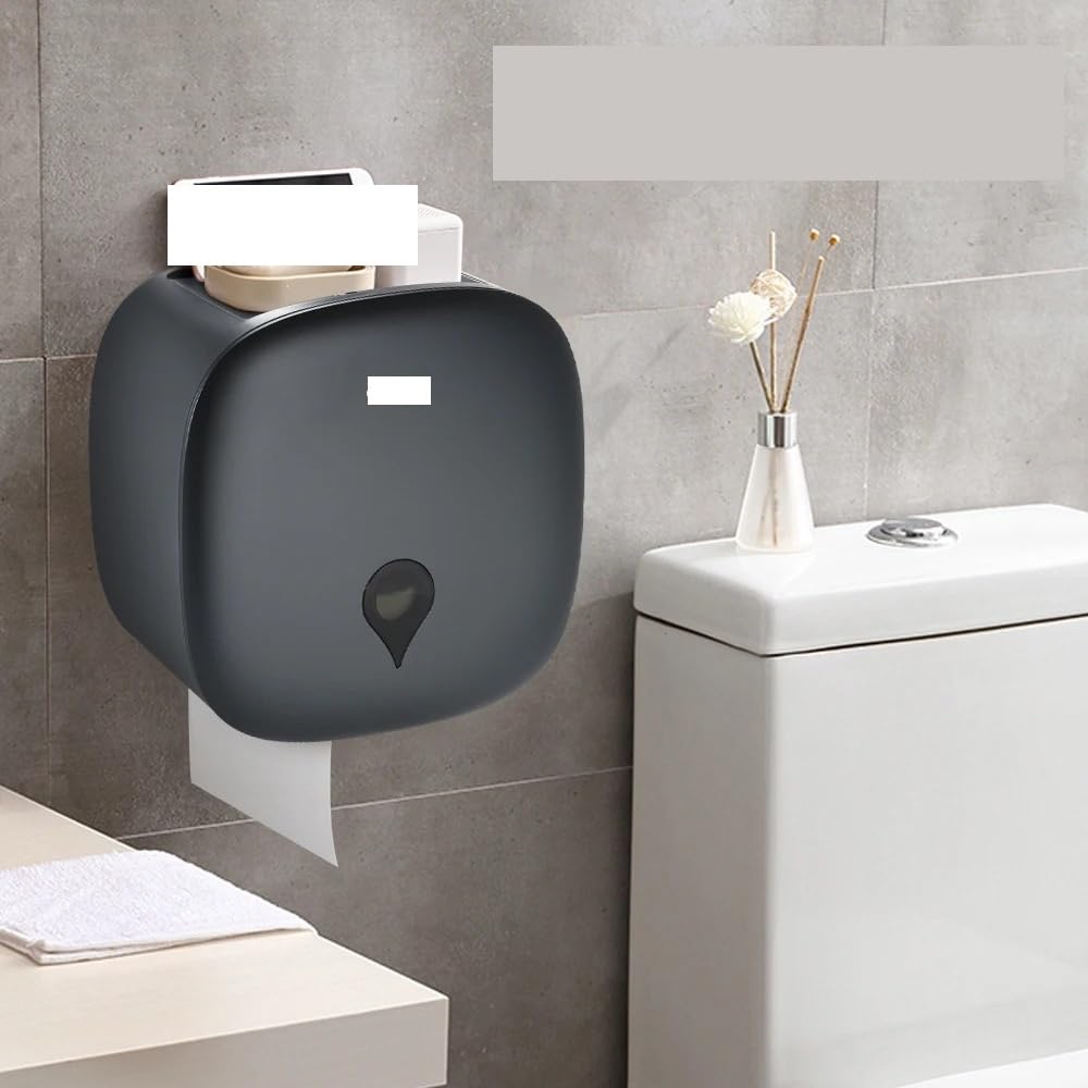 Portafazzoletti da Parete Porta Dispenser di Carta igienica Impermeabile for Dispenser di fazzoletti Jumbo Singolo Montato a Parete for la casa del Ristorante dell'hotel