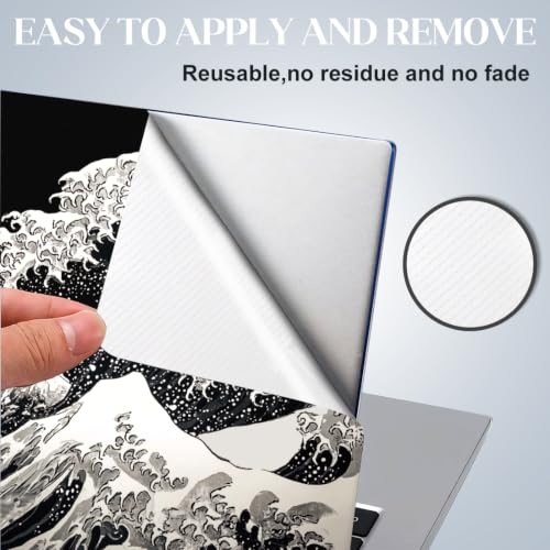 Vinilo para portátil impermeable súper resistente a arañazos protector de 15.6 pulgadas ukiyo-e 5