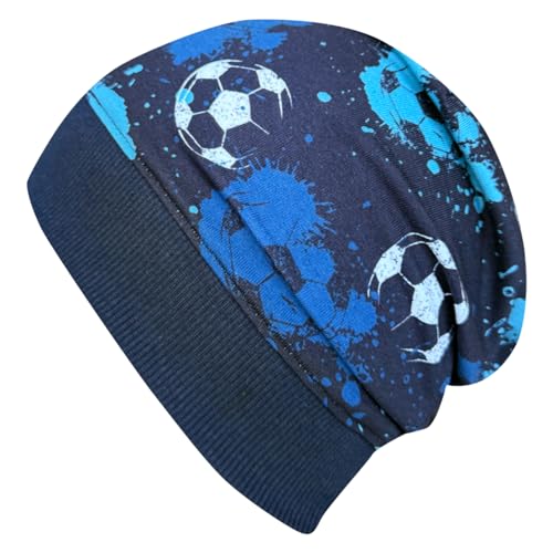 Bonnet oeko beanie enfant bio gris vert imprimé skulls légers garçons filles