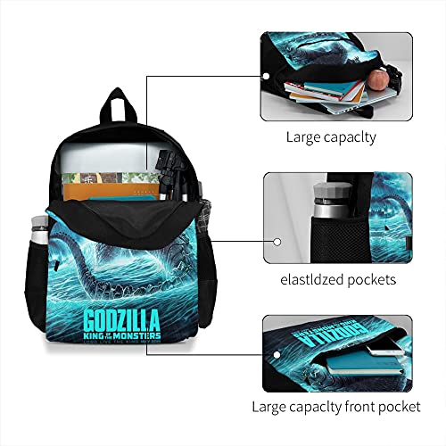 Monster Backpack Boys Bookbags Youth Travel Backpacks 3D Prints Casual Daypack Monster Fan Gifts #TOP3