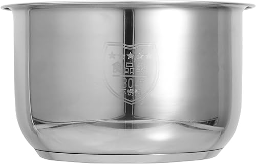 Miniatura 1 de Ciieeo Olla para arrocera, olla interior de acero inoxidable, olla de cocción interior de 2 l, olla de arroz, tanque interior, recipiente para cocina