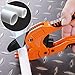 Zantle Pipe and Tube Cutter, Ratcheting Hose Cutter One-hand Fast Pipe Cutting Tool with Ratchet Drive for Cutting Less Than 1-1/4