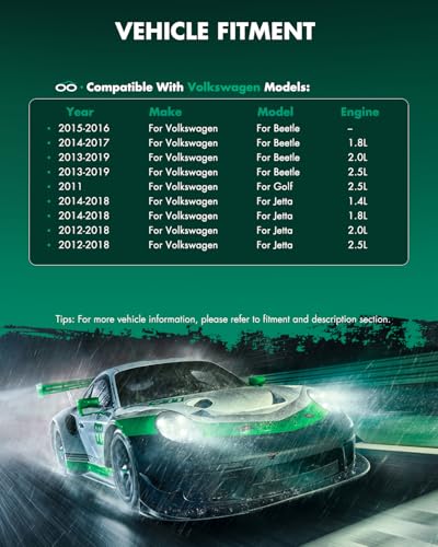 Image of SCITOO Rear Left Disc Brake Caliper Assembly 343644 For Audi,For Volkswagen | Models - For A3 2010-2013,For Beetle 2013-2019,For Golf 2011,For Jetta 2012-2018