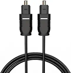 Cabo Óptico Toslink 3 Metros - Cabo para Áudio Digital