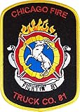Chicago FIRE TV Show Shoulder Patch: Truck Co. 81