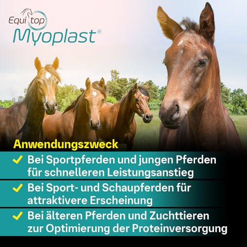 EQUITOP Myoplast Muskelaufbau Granulat für Pferde 1,5 kg