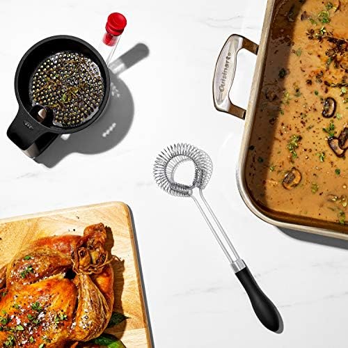 OXO 11278500 Good Grips Sauce and Gravy Whisk, Stainless Steel, Black