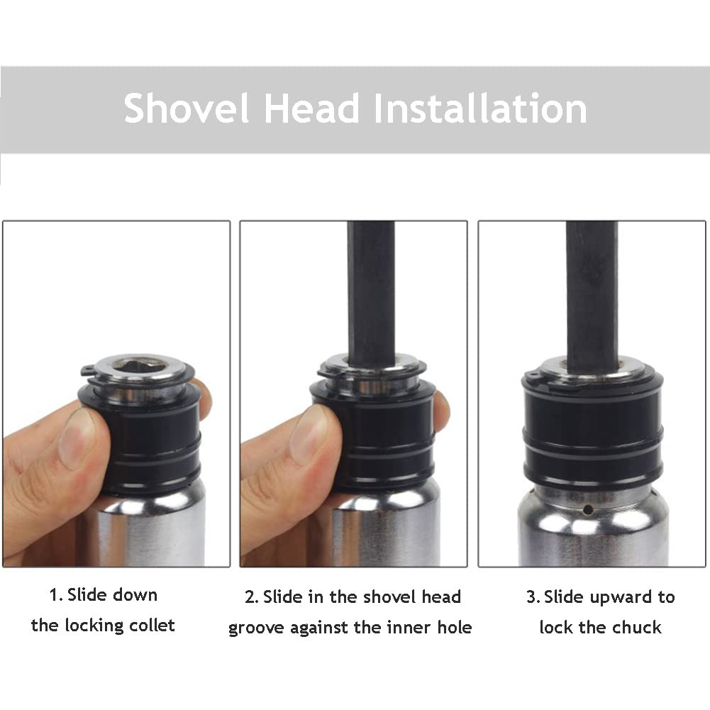 Pneumatisches Nietwerkzeug Set - 8 Meißel Für Hohle & Massive Nieten