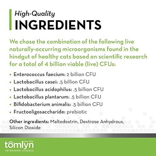 Tomlyn Pre & Probiotic Powder For Cats, 30Ct #TOP4